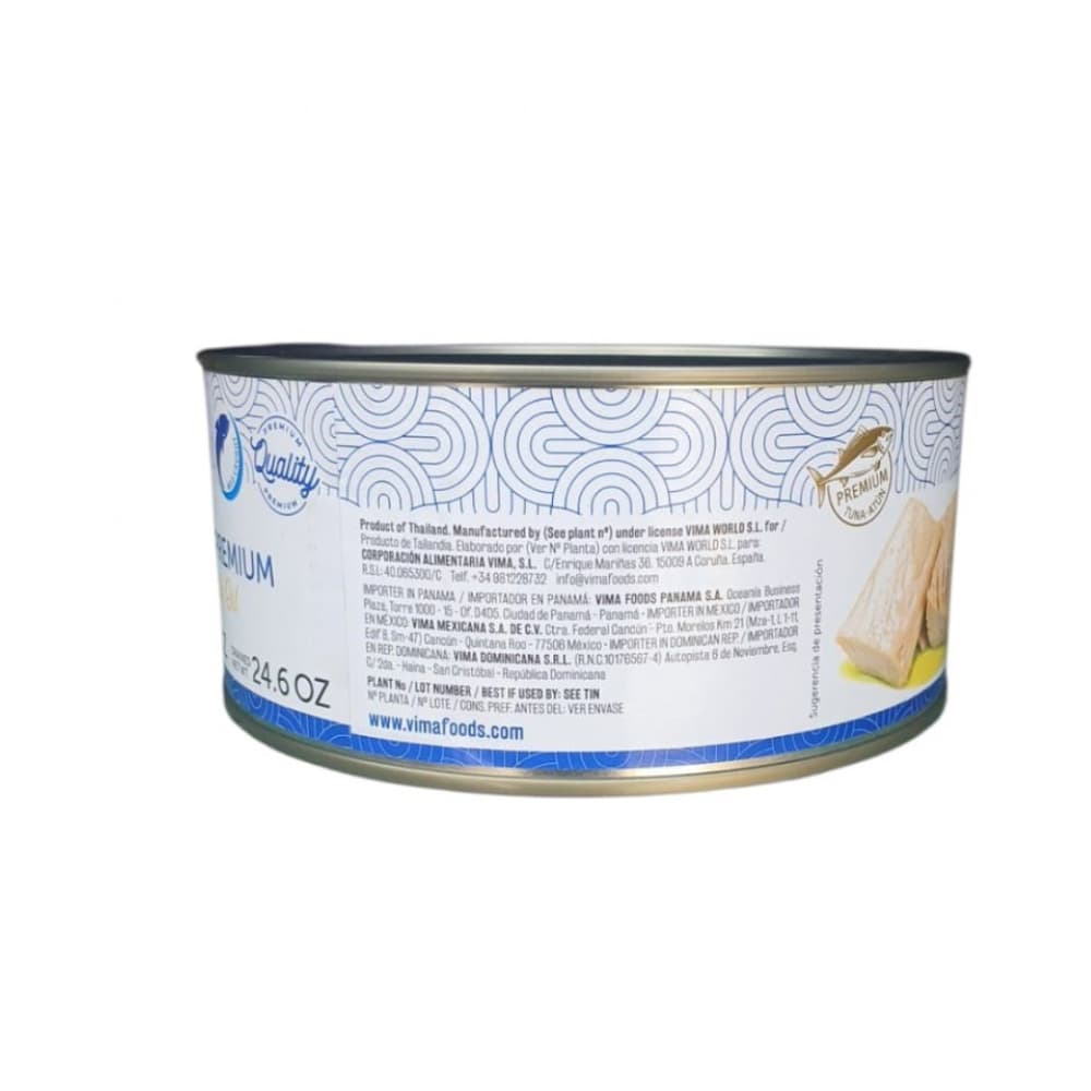 Atún premium en aceite vegetal Vima Foods (1 kg / 2.2 lb) - 2