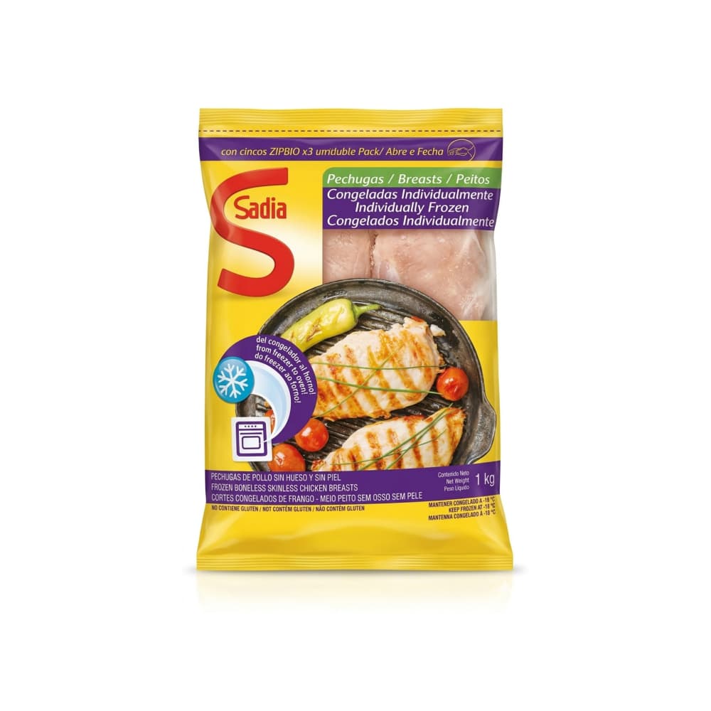 Pechuga de pollo sin piel y sin hueso Sadia (1 kg / 2.2 lb) - 2