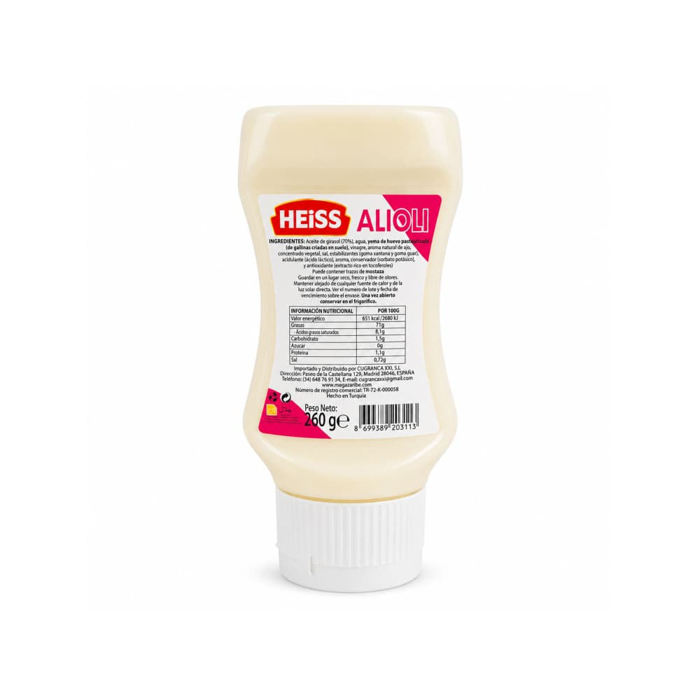 Mayonesa Alioli Heiss (260 g / 9.7 oz) - 2