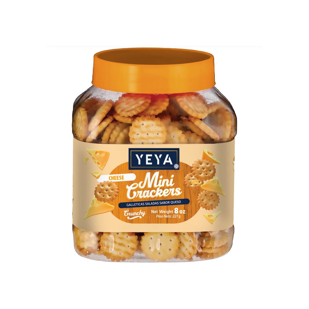 Galleticas saladas sabor queso YEYA (227 g / 8 oz)