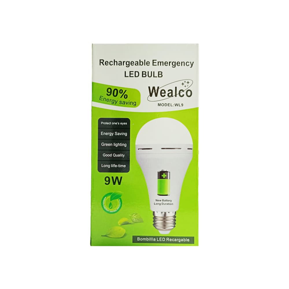 Bombillo Led recargable 9 W Wealco WL9 - 4