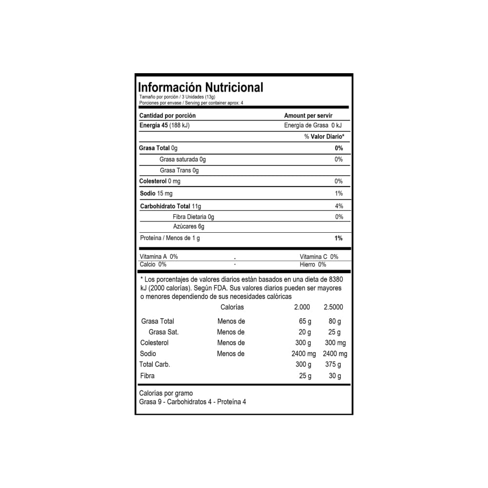 Gomas de gelatina sabores surtidos a manzana, frambuesa, fresa Play (55 g / 1.94 oz) - 2