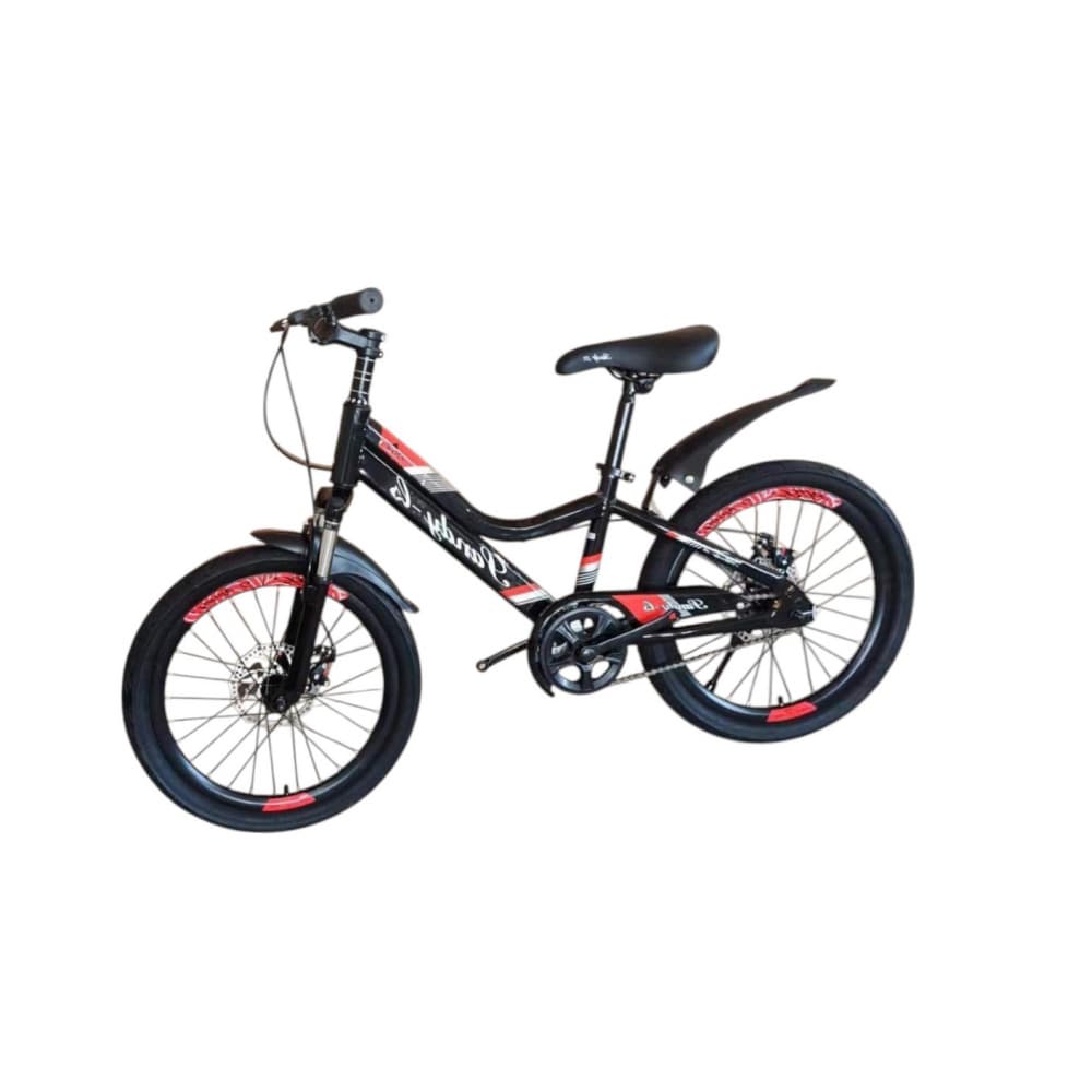 Bicicleta infantil color negra y rojo Pandy LLDSXSC
