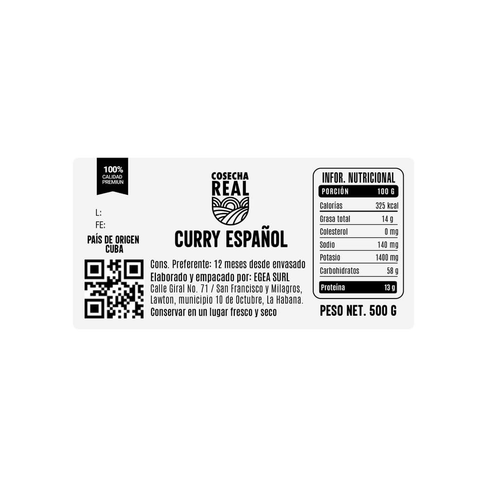 Curry español Cosecha Real (500 g / 1.1 lb) - 3