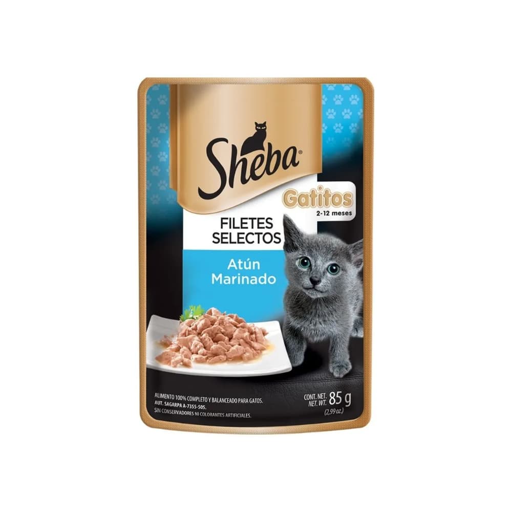 Comida para gaticos con atún marinado Sheba (85 g / 2.99 oz)