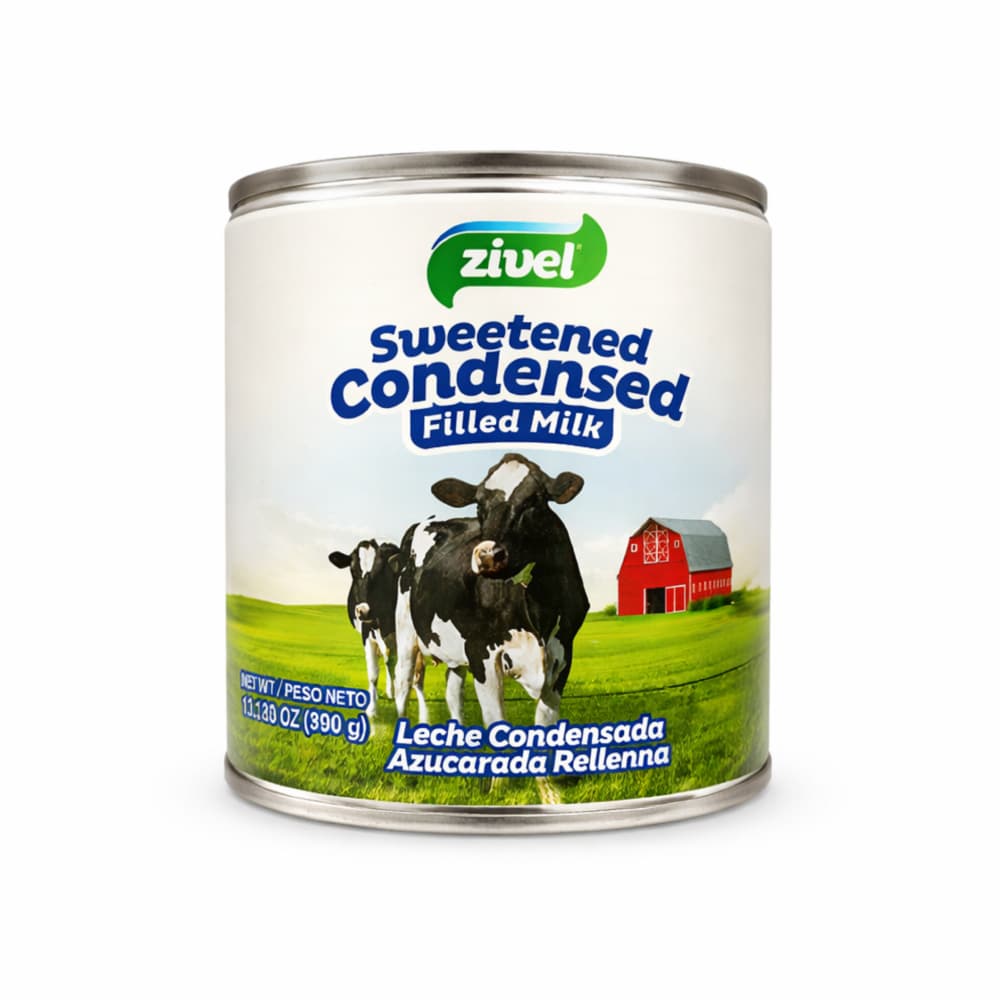 Leche condensada azucarada rellenada Zivel (390 g / 13.75 oz) - 7