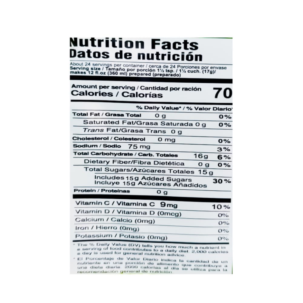 Refresco instantáneo sabor a manzana YEYA (400 g / 14.1 oz) - 8