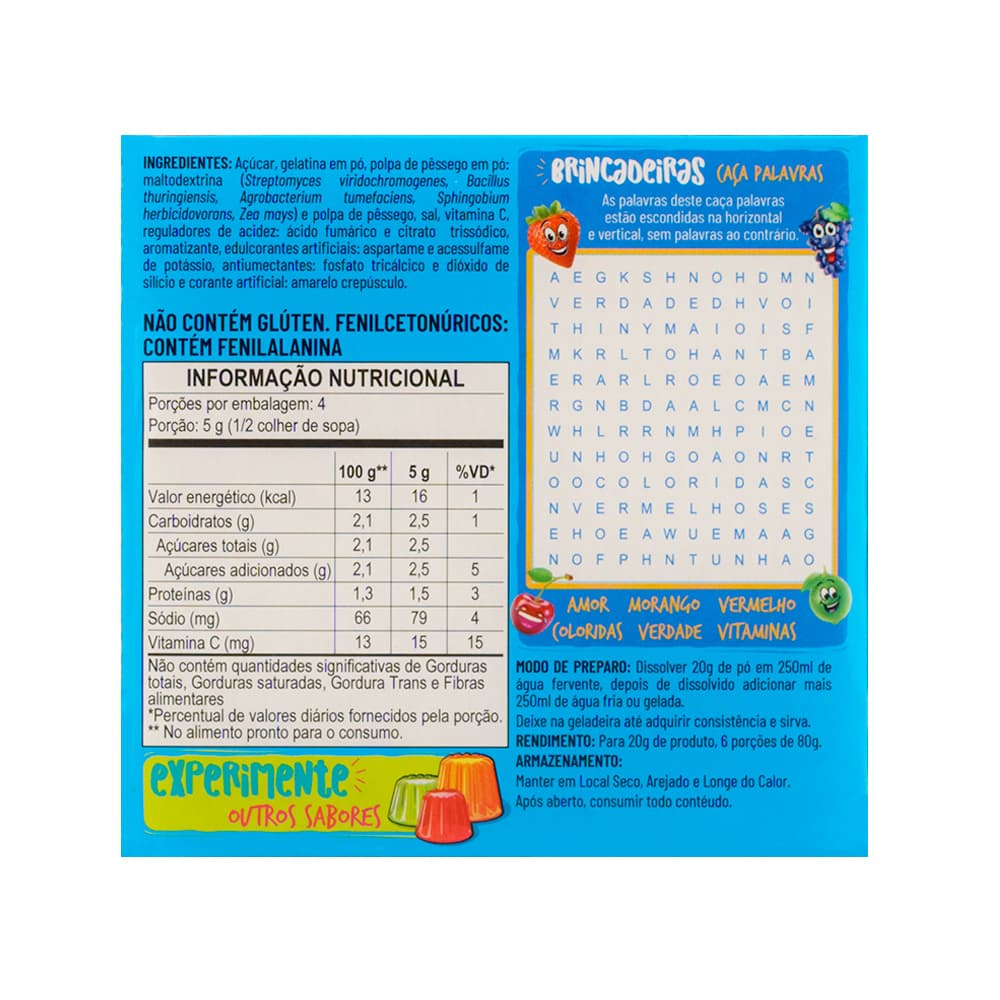 Gelatina sabor durazno Apti (20 g / 0.7 oz) - 4