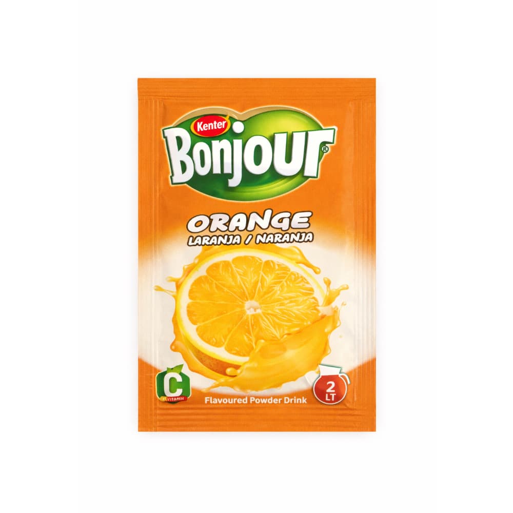 Refresco instantáneo sabor naranja Bonjour Kenter (10 g)