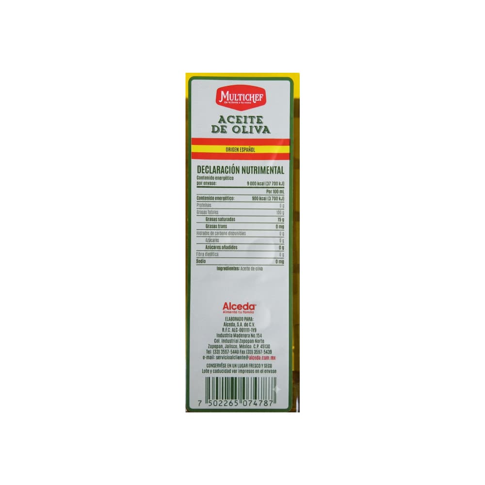 Aceite de oliva Multichef (1 L) - 3