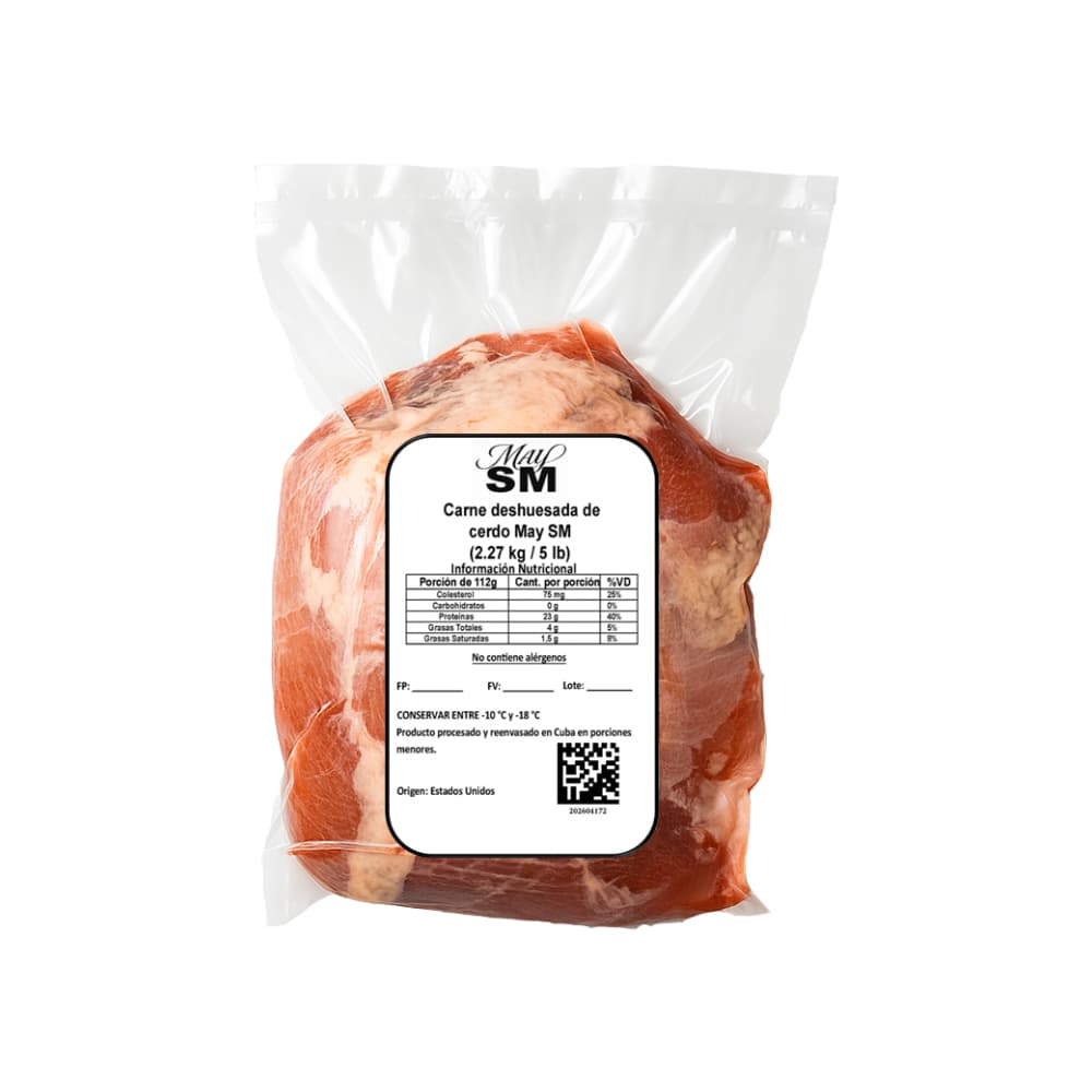 Carne deshuesada de cerdo May SM (2.27 kg / 5 lb) - 2