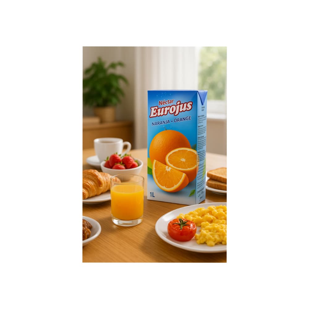 Néctar de naranja Eurojus (1 L) - 4