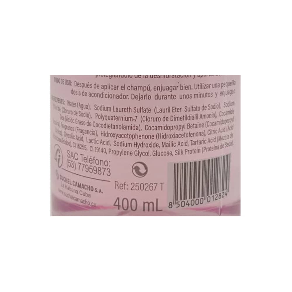Champú con proteína de seda Natural S&C (400 ml) - 2