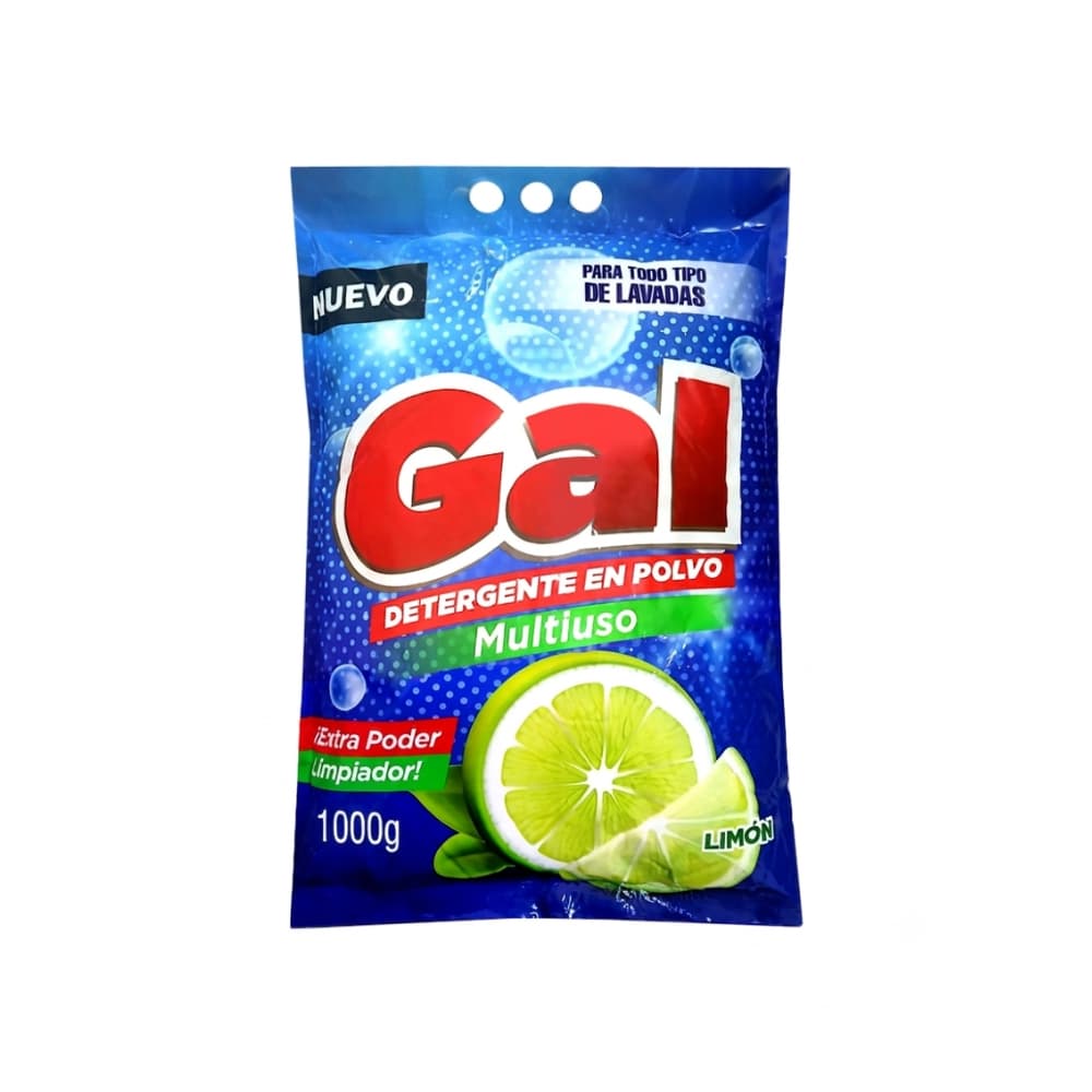 Detergente en polvo multiusos limón Gal (1 kg / 2.2 lb)