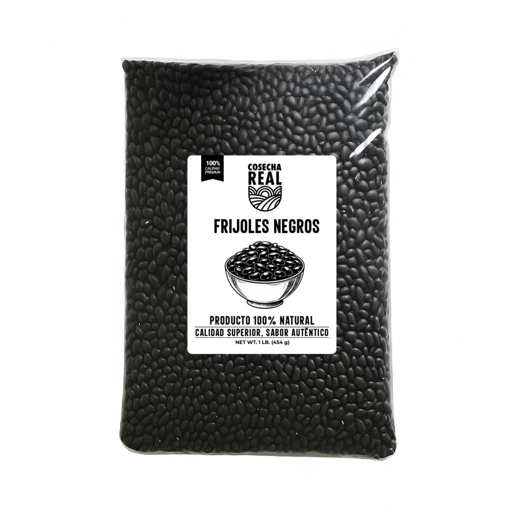 Frijoles negros Cosecha Real (454 g / 1 lb)