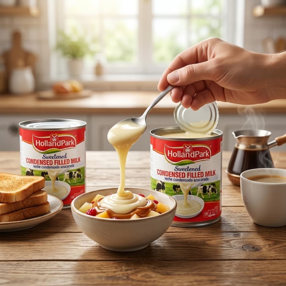 Leche condensada azucarada HollandPark (390 g / 14 oz) - 5