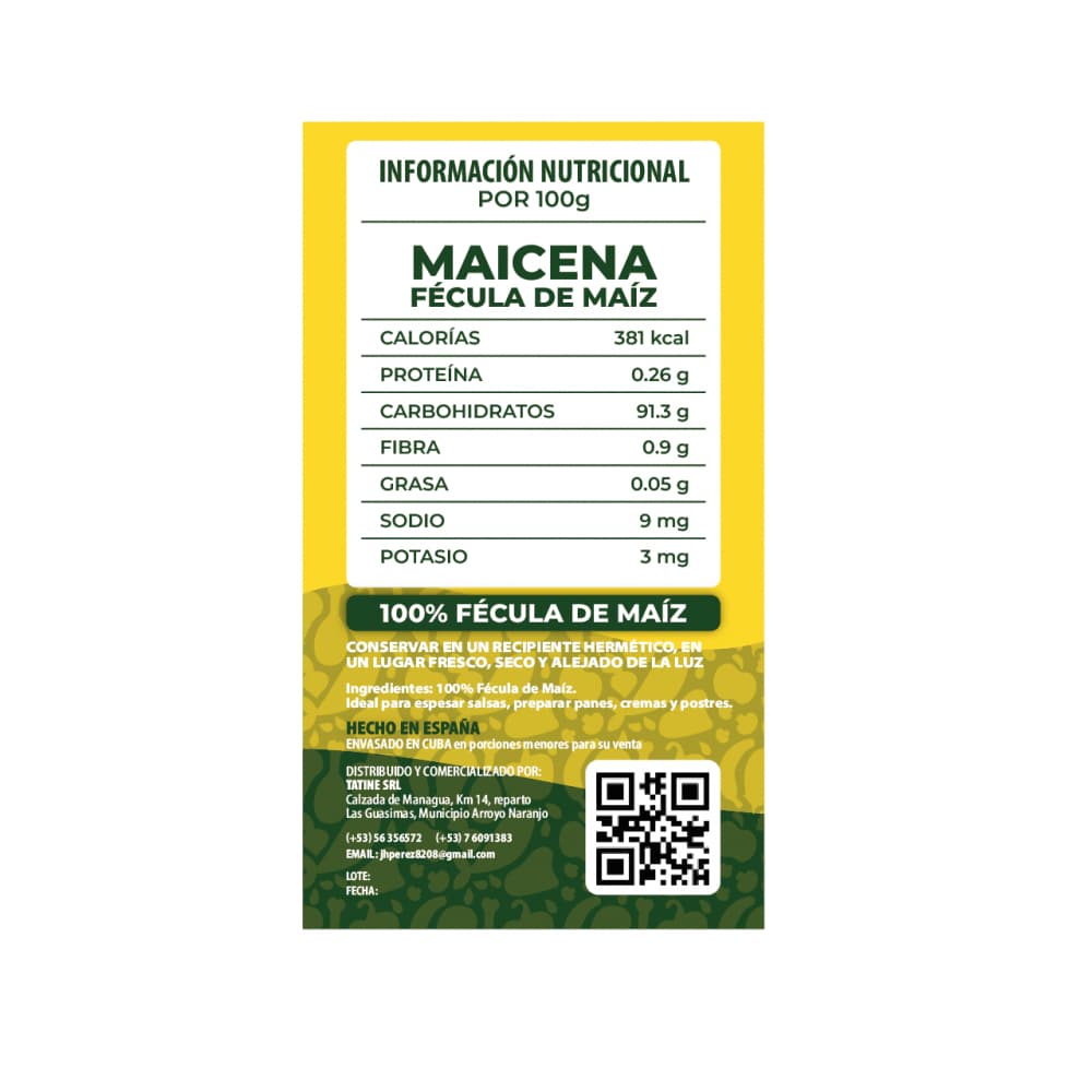 Maicena Campo Vivo (1 kg / 2.2 lb) - 3