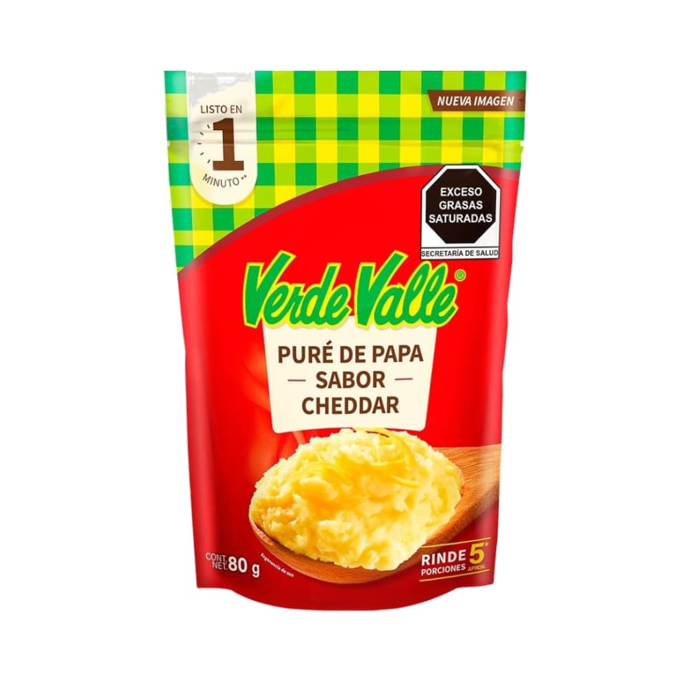 Pure de papá con sabor a queso Verde Valle (80 g / 2.82 oz)