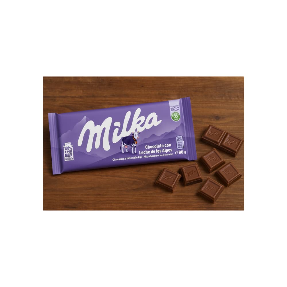 Tableta de chocolate con leche Milka (90 g / 3.17 oz) - 4