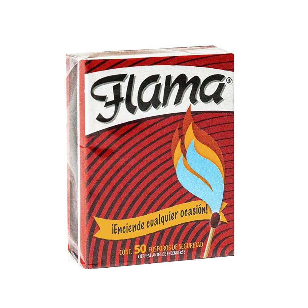 Caja de fósforos Flama (50 U)