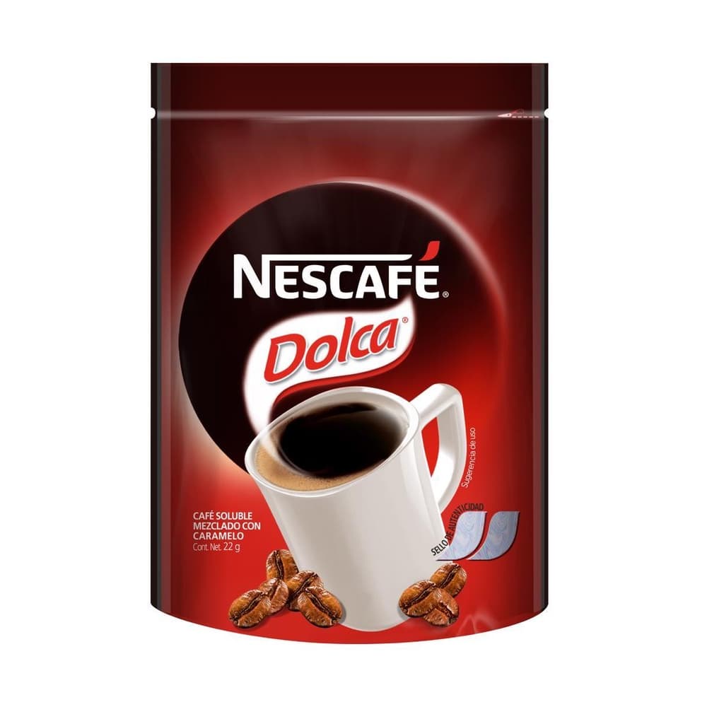 Café soluble mezclado con caramelo Dolca Nescafé (22 g)