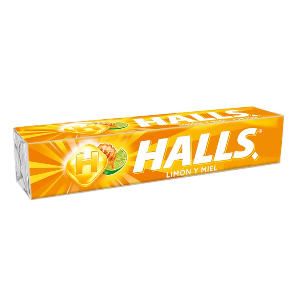 Caramelos macizos sabor miel y limón Halls (25 g / 0.88 oz)