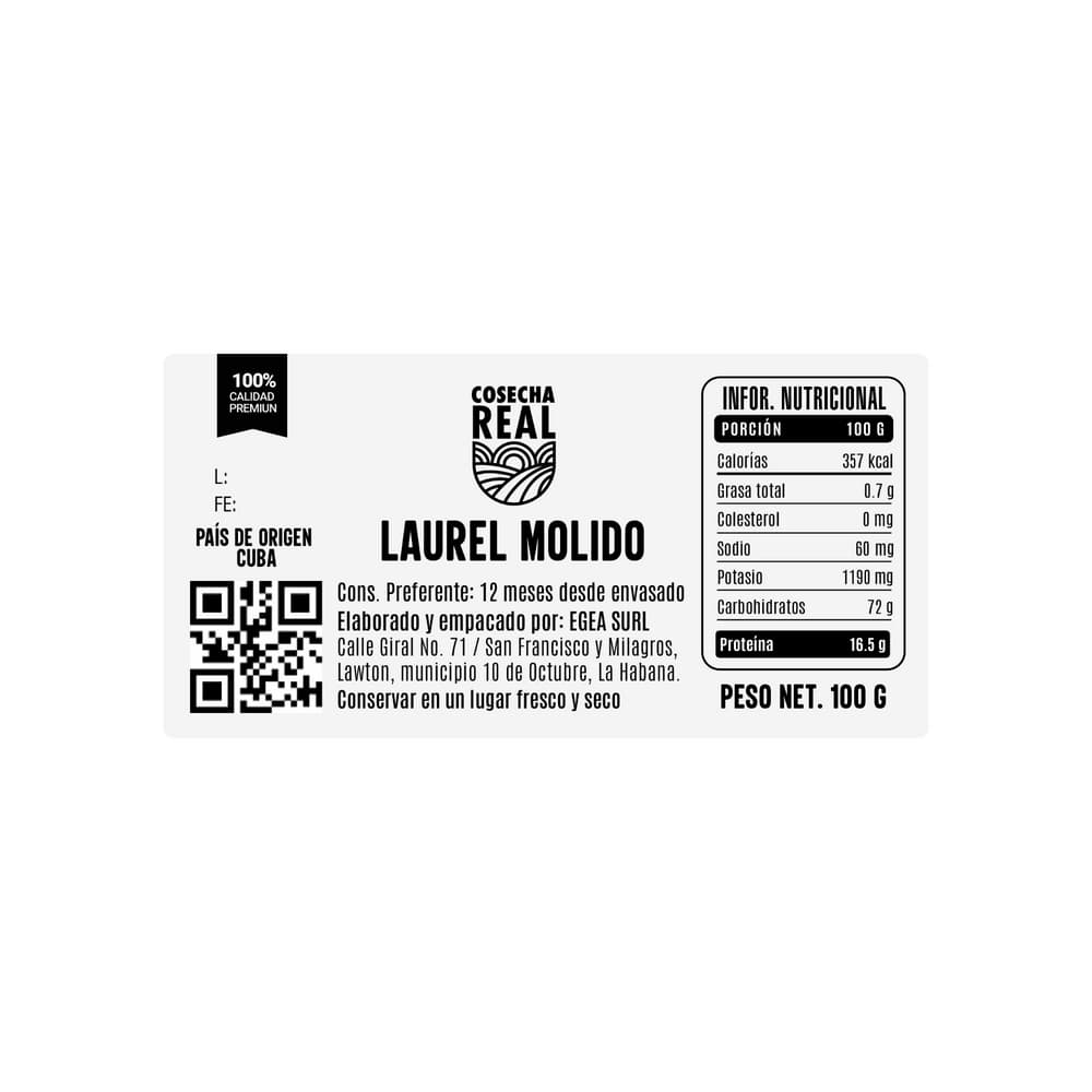 Laurel molido Cosecha Real (100 g / 3.52 oz) - 3
