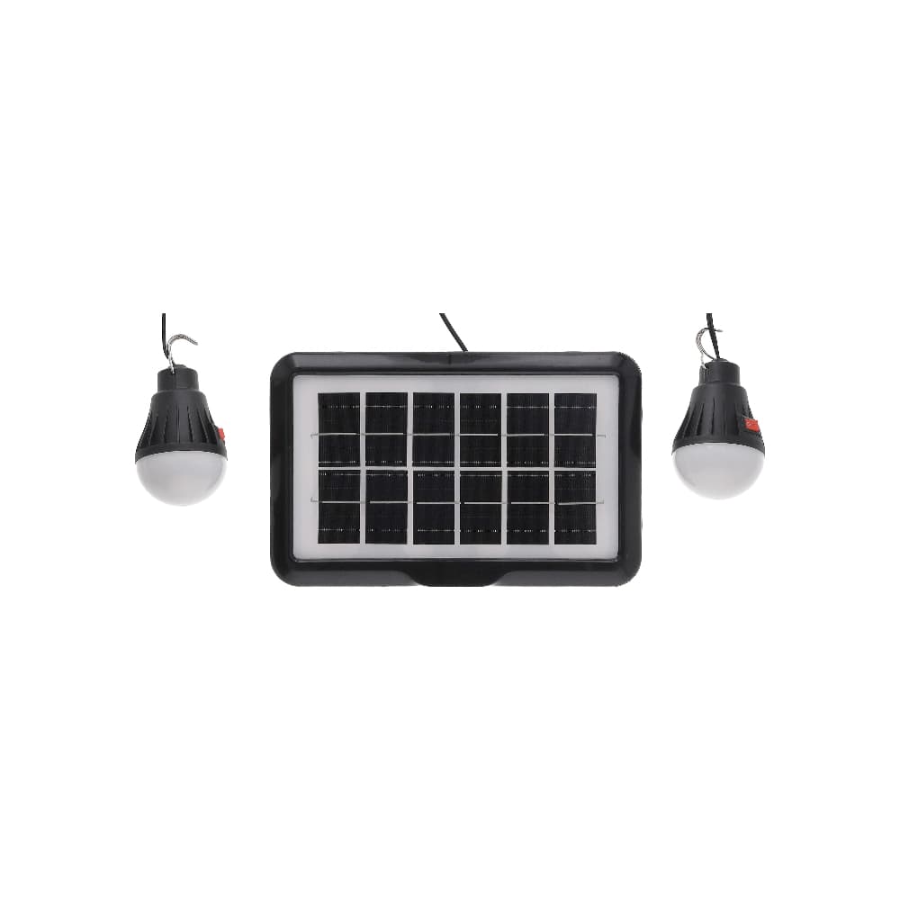 Ventilador de mesa solar recargable 8" Quanteck QT-806B - 3
