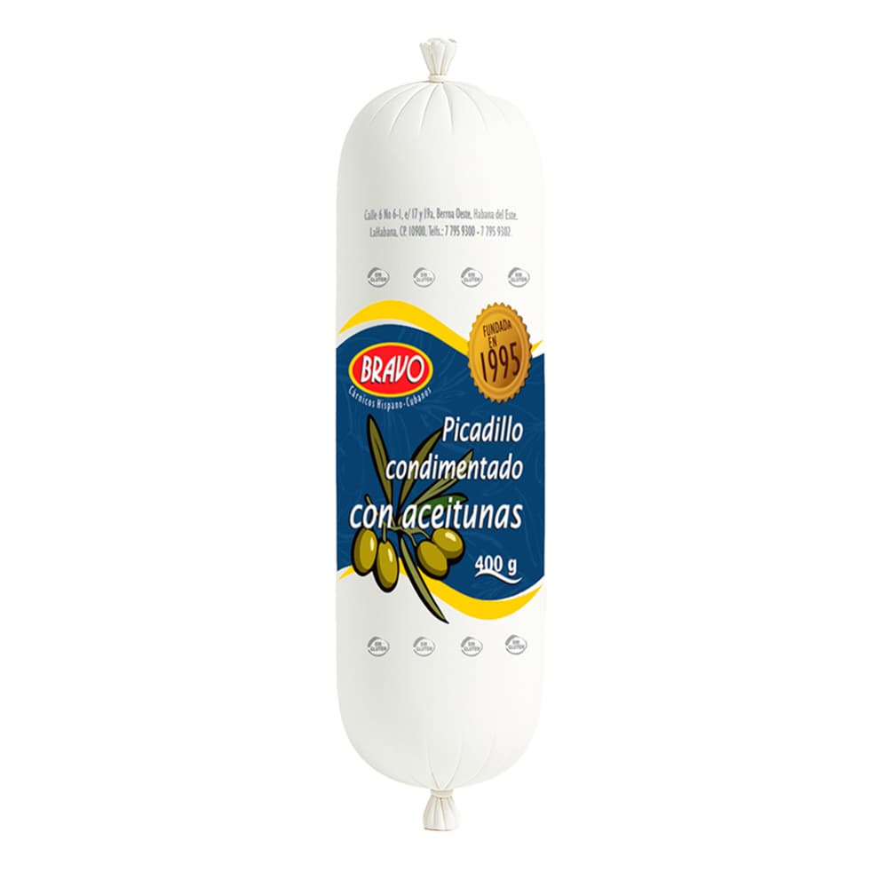 Picadillo condimentado con aceitunas Bravo (400 g / 14.10 oz)