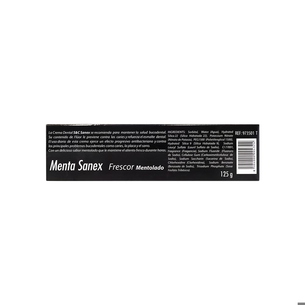 Crema dental mentolada Sensitive Sanex S&C (125 g / 4.4 oz) - 3