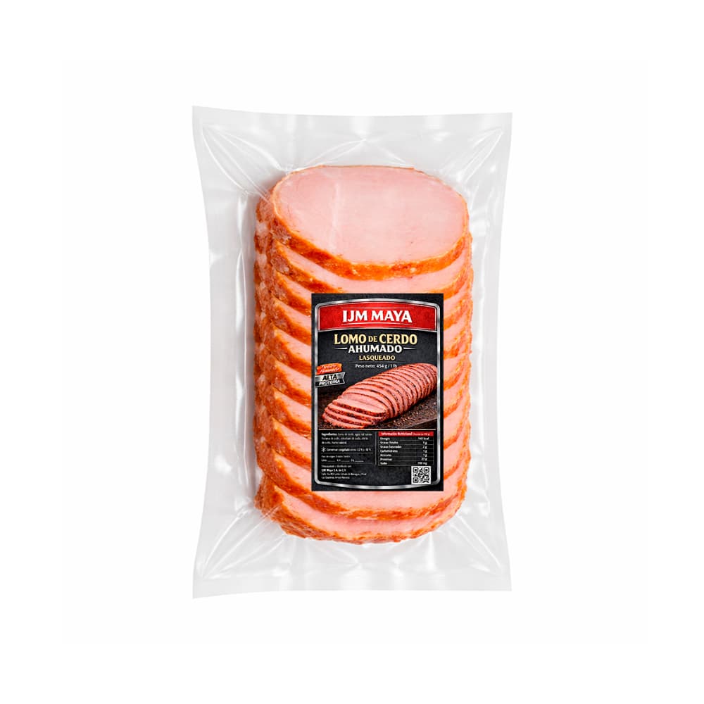 Lomo de cerdo ahumado lasqueado IJM Maya (454 g / 1 lb) - 2