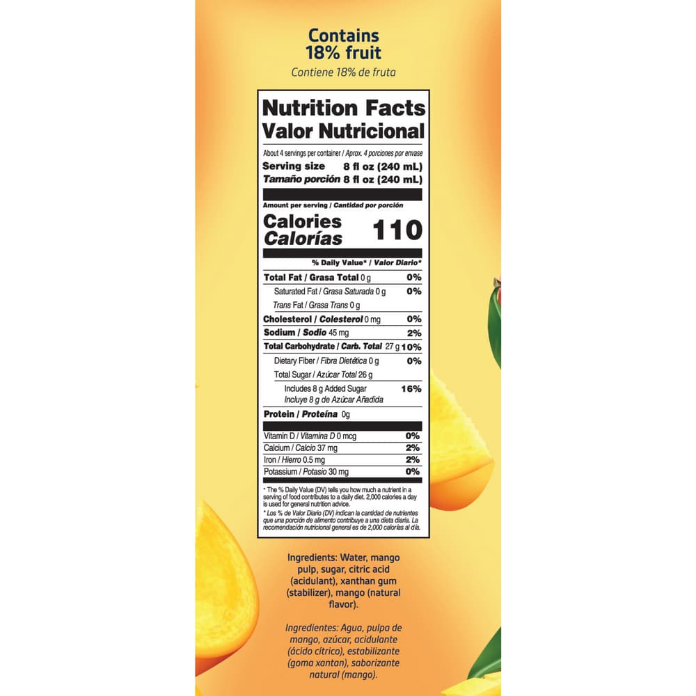 Néctar de mango YEYA (1 L / 33.8 fl oz) - 4