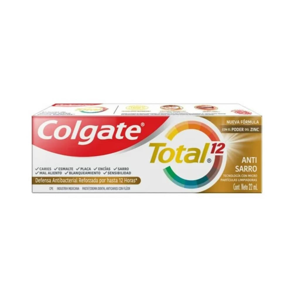 Pasta dental Colgate Total 12 (22 ml)