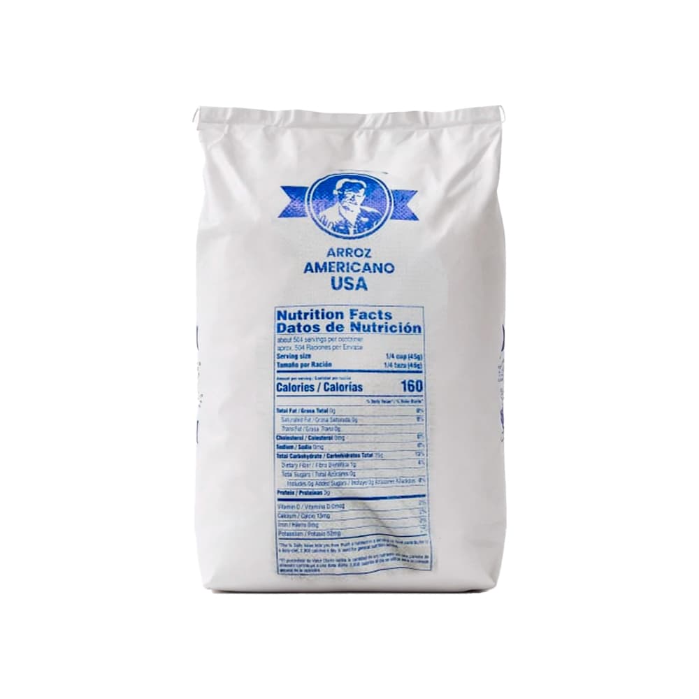 Arroz de grano largo americano Aloy (22.68 kg / 50 lb) - 2
