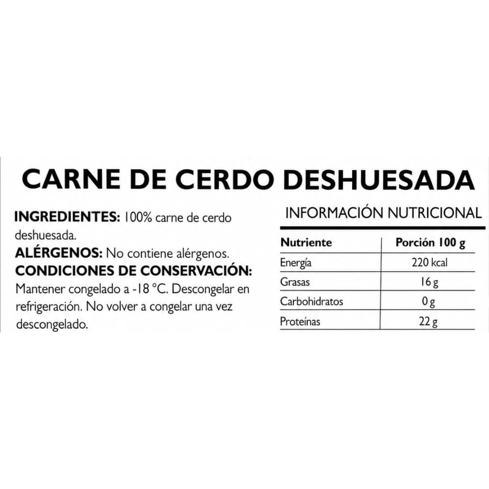 Carne de cerdo deshuesada Pruébalo (1 kg / 2.2 lb) - 3