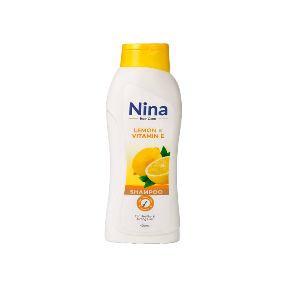 Champú con esencia de limón y vitamina E Nina (400 ml)