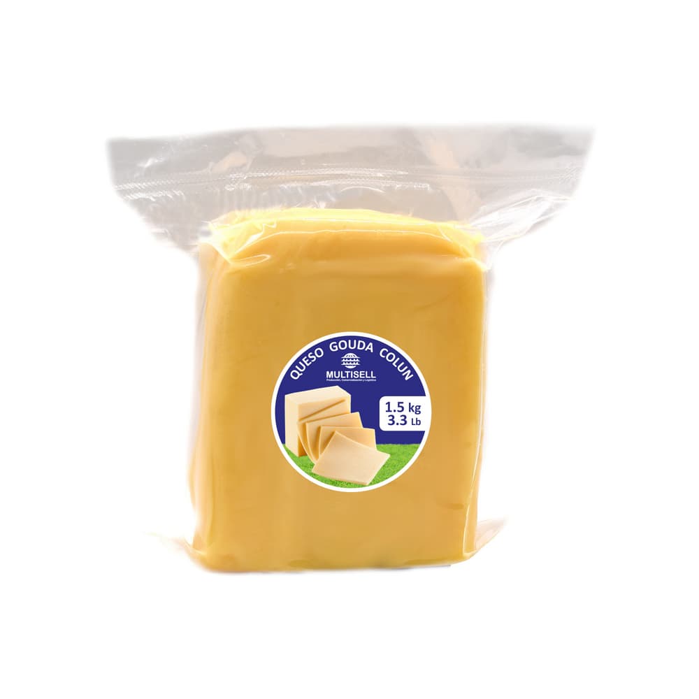 Queso gouda colun Multisell (1.5 kg / 3.3 lb)
