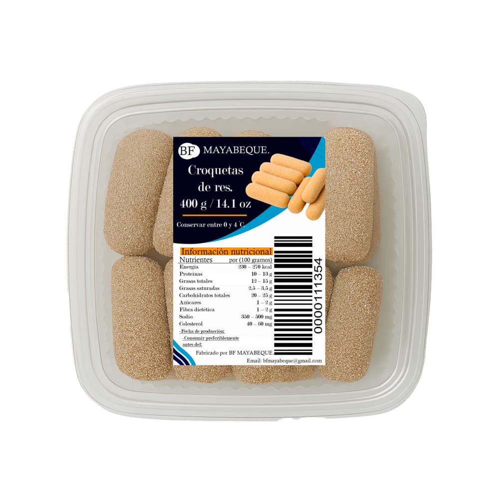 Croquetas de res BF Mayabeque (400 g / 14.1 oz) - 4