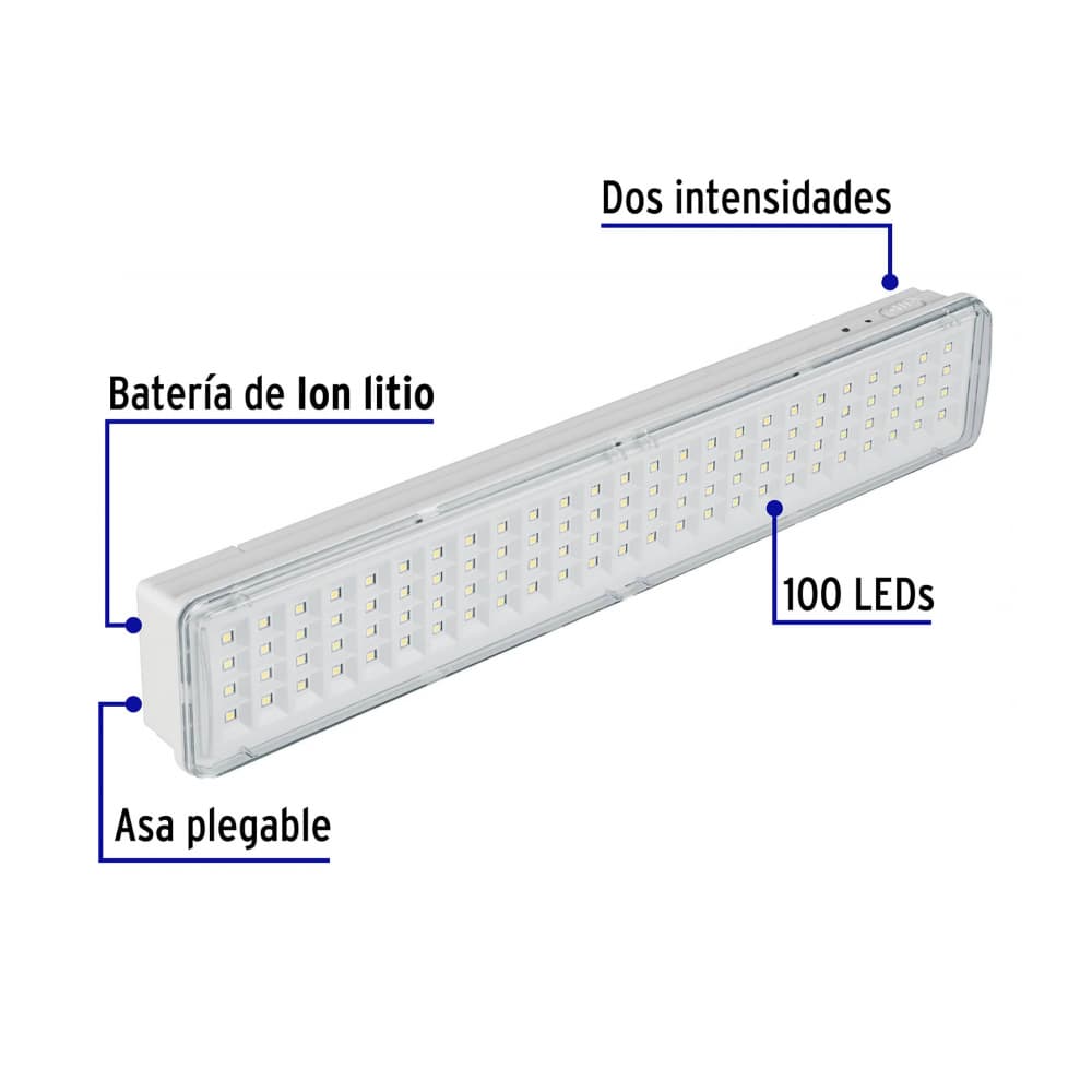 Lámpara de emergencia recargable LED Volteck 43009 - 2
