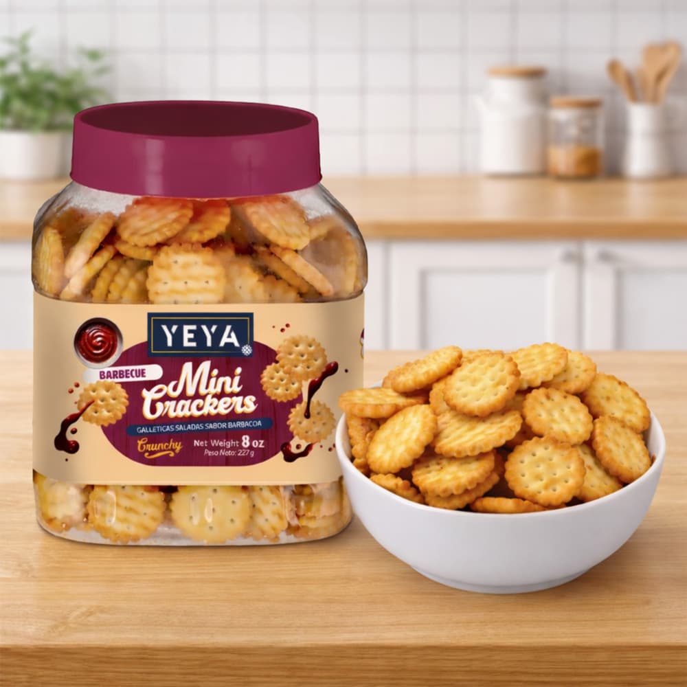 Galleticas saladas sabor barbacoa YEYA (227 g / 8 oz) - 4