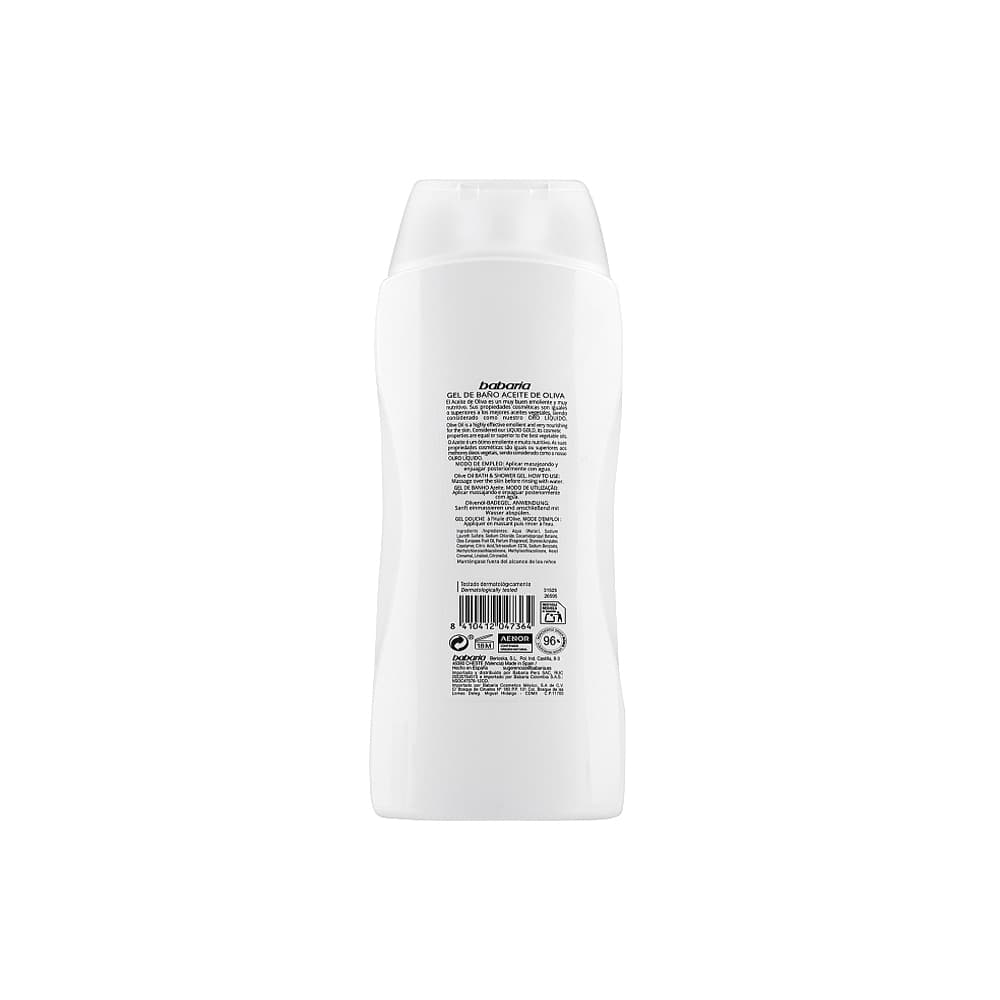 Gel de baño con aceite de Oliva Babaria (600 ml) - 2