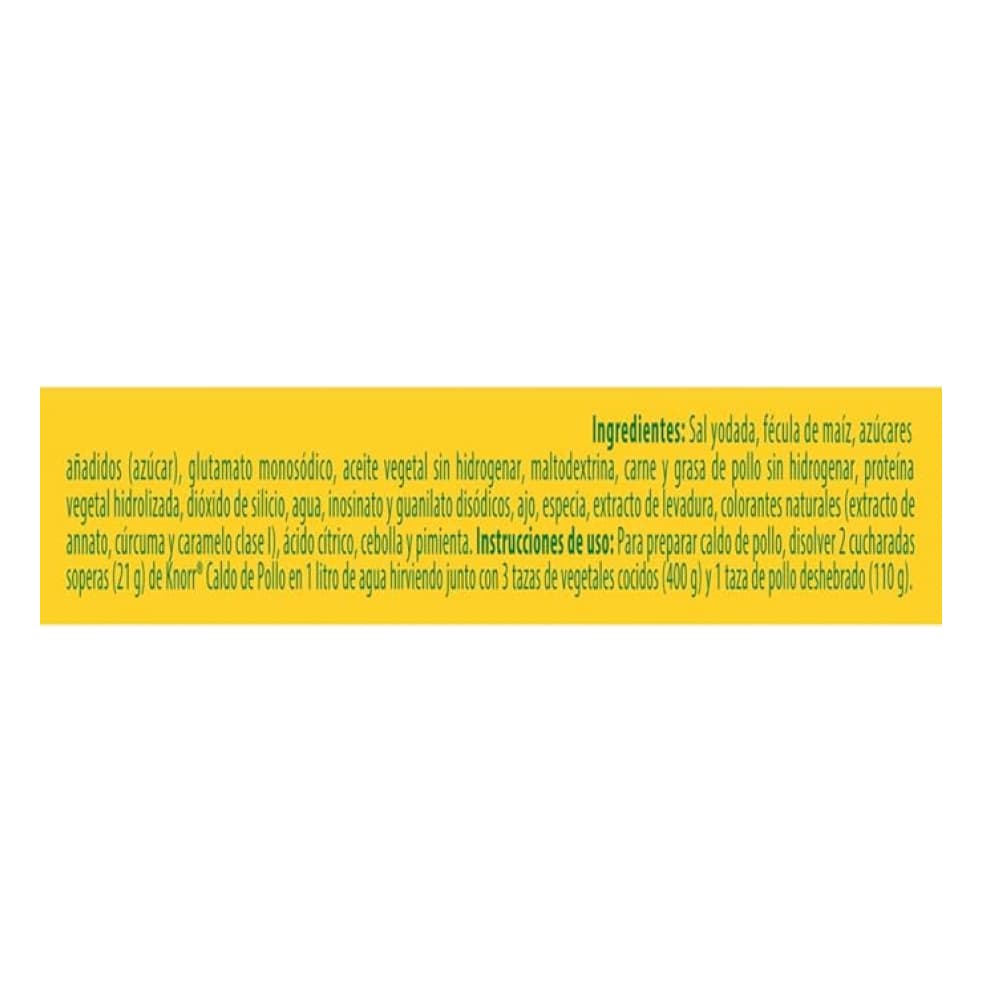 Caldo de pollo Knorr (100 g / 3.53 oz) - 3
