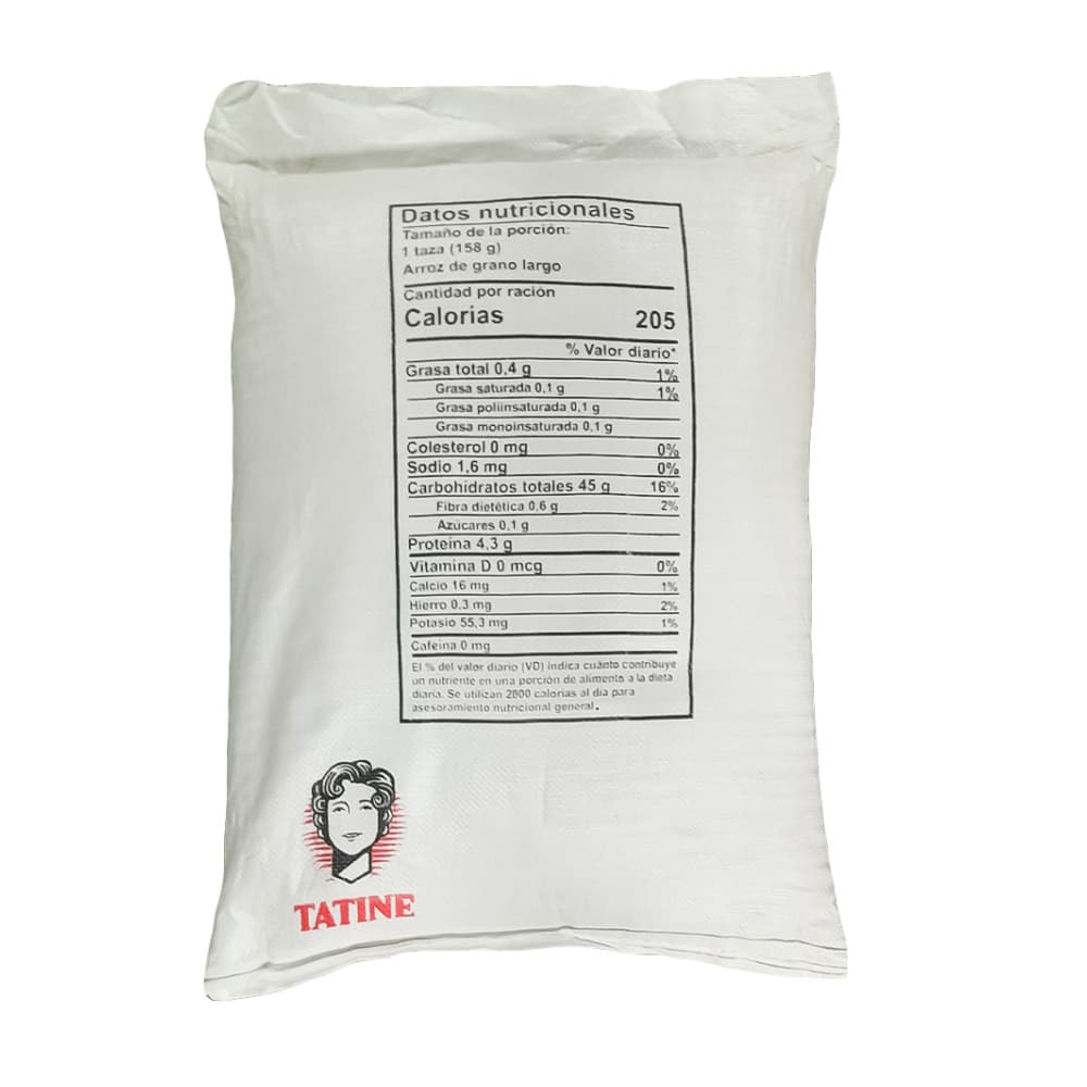 Arroz de grano largo 5% de grano partido Tatine (25 kg / 55.1 lb) - 2