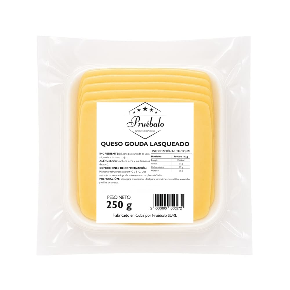 Queso gouda lasqueado Pruébalo (250 g / 8.82 oz) - 3