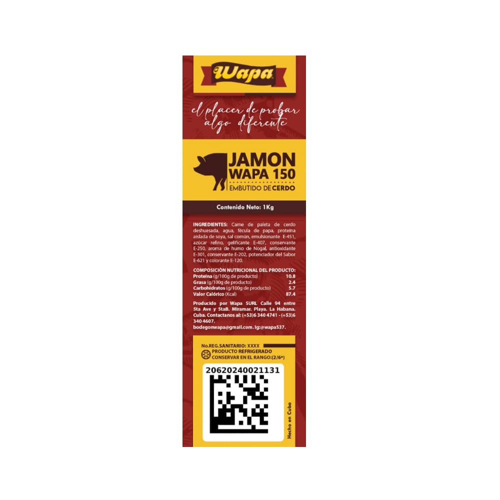 Jamón 150 Wapa (1 kg / 2.2 lb) - 5