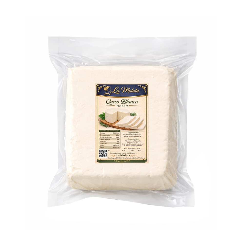 Queso blanco La Mulata (1 kg / 2.2 lb)
