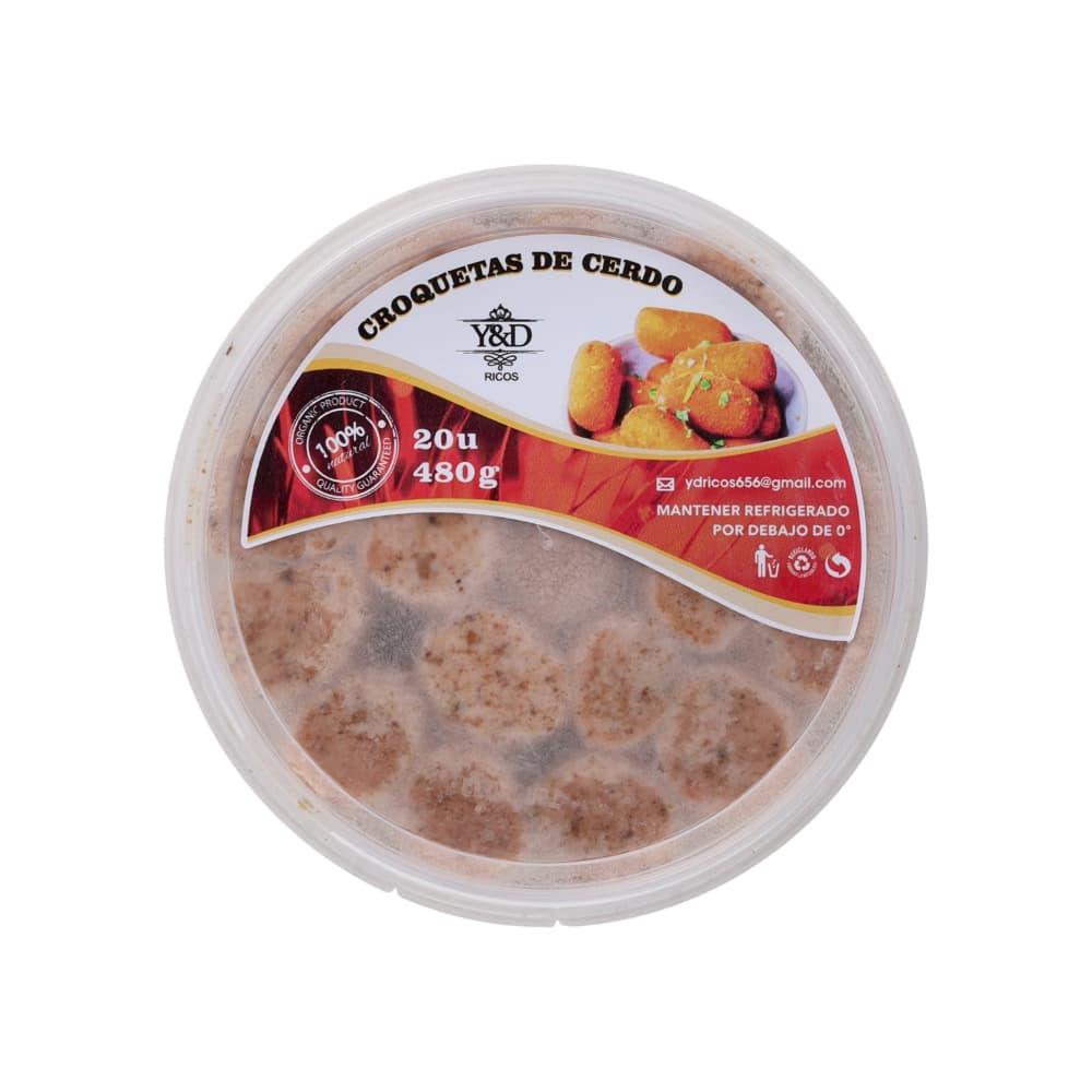 Croquetas de cerdo Y&D Ricos (480 g / 1.05 lb) - 2