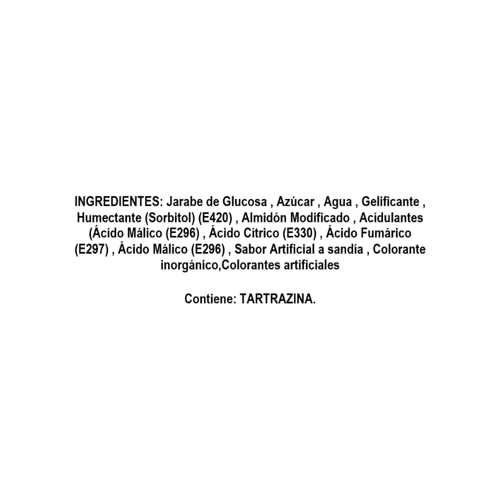 Gomas de gelatina sabor a sandía Play (55 g) - 3