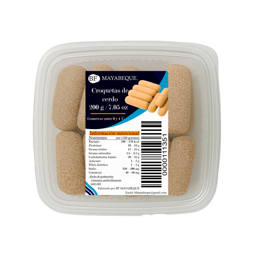 Croquetas de pollo BF Mayabeque (200 g / 7.05 oz) - 6