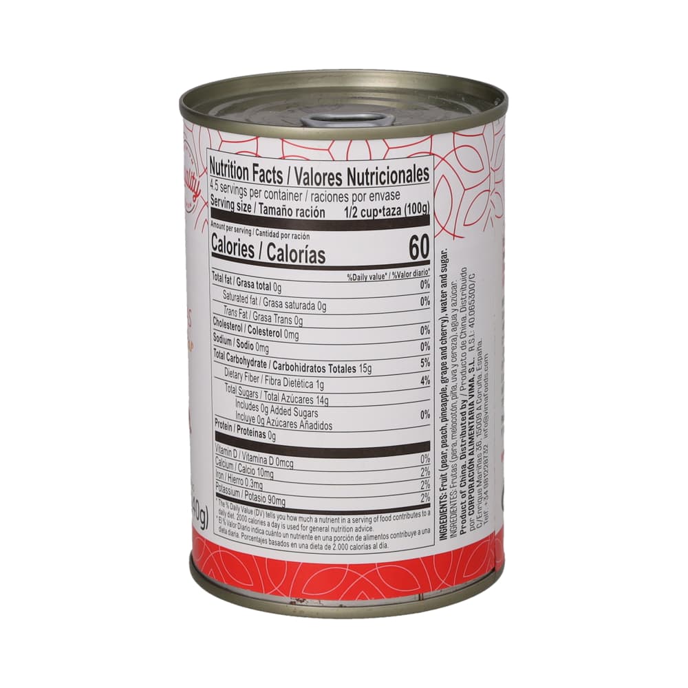 Cóctel de frutas en almíbar Vima Foods (425 g / 15 oz) - 3